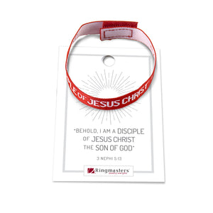 I am a Disciple of Jesus Christ 2024 Youth Theme Woven Bracelet for The Church of Jesus Christ of Latter-day Saints