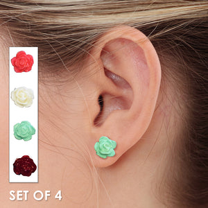 Bloom Rosebud Earring Set