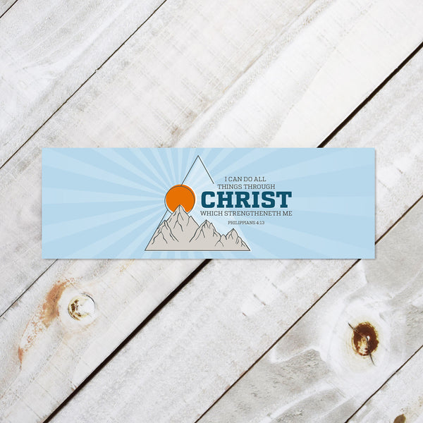 All Things Through Christ 2023 Youth Theme Vinyl Sticker for The Churc -  Shop Ringmasters