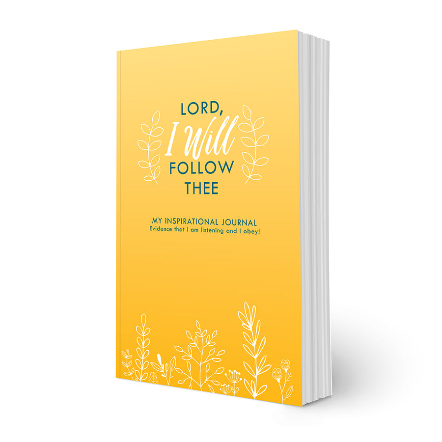 Lord, I Will Follow Thee Journal