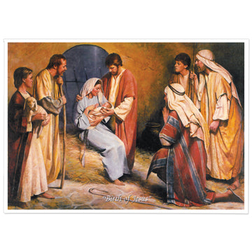 Christ Birth Print - 5x7 (single print)