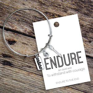 Endure To The End - Bangle Bracelet