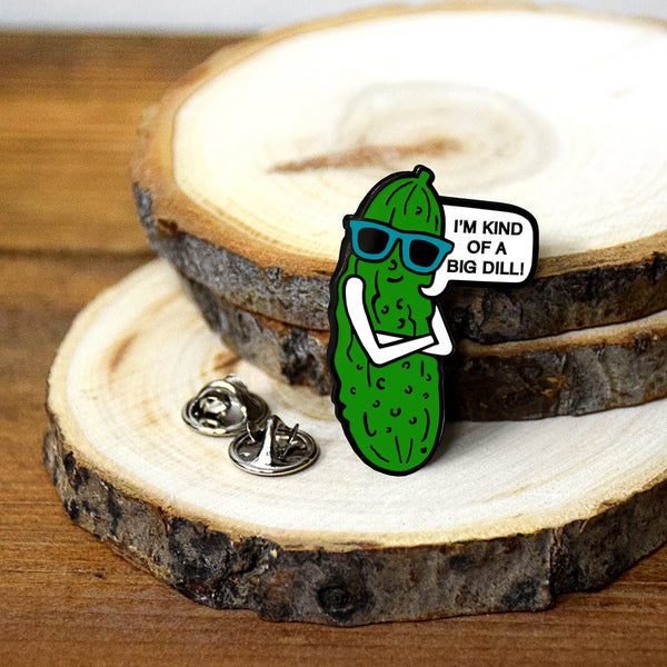 Positive Pickle Enamel Pin