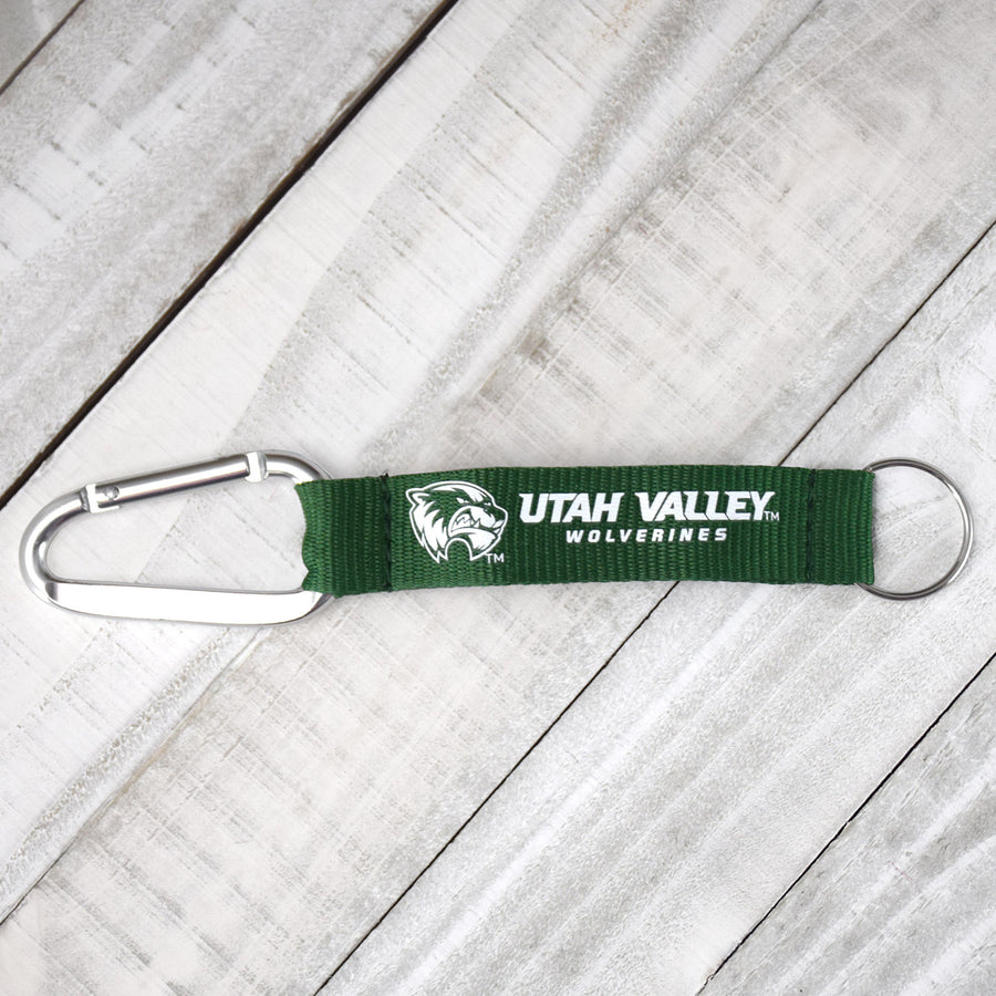 Utah Valley University UVU Wolverines Lanyard key tag key chain