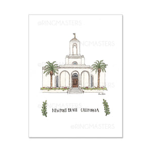 Brigham City Utah Temple 5x7 Print