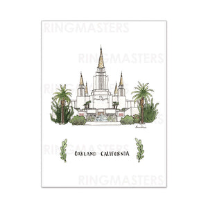 Brigham City Utah Temple 5x7 Print