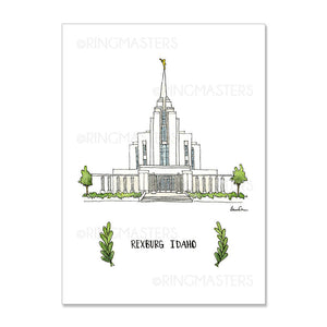 Brigham City Utah Temple 5x7 Print