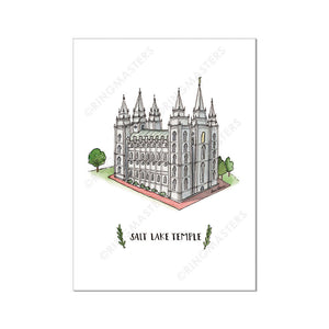 Brigham City Utah Temple 5x7 Print