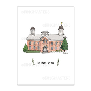 Brigham City Utah Temple 5x7 Print