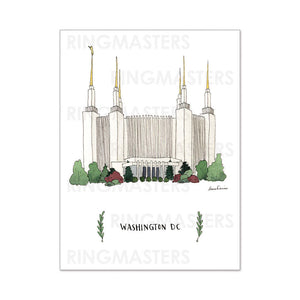 Brigham City Utah Temple 5x7 Print