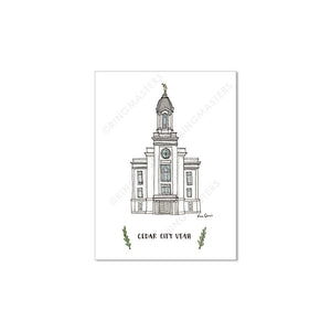 Brigham City Utah Temple 5x7 Print