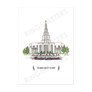 Brigham City Utah Temple 5x7 Print