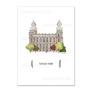 Brigham City Utah Temple 5x7 Print