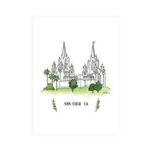 Logan Utah Temple 5x7 Print