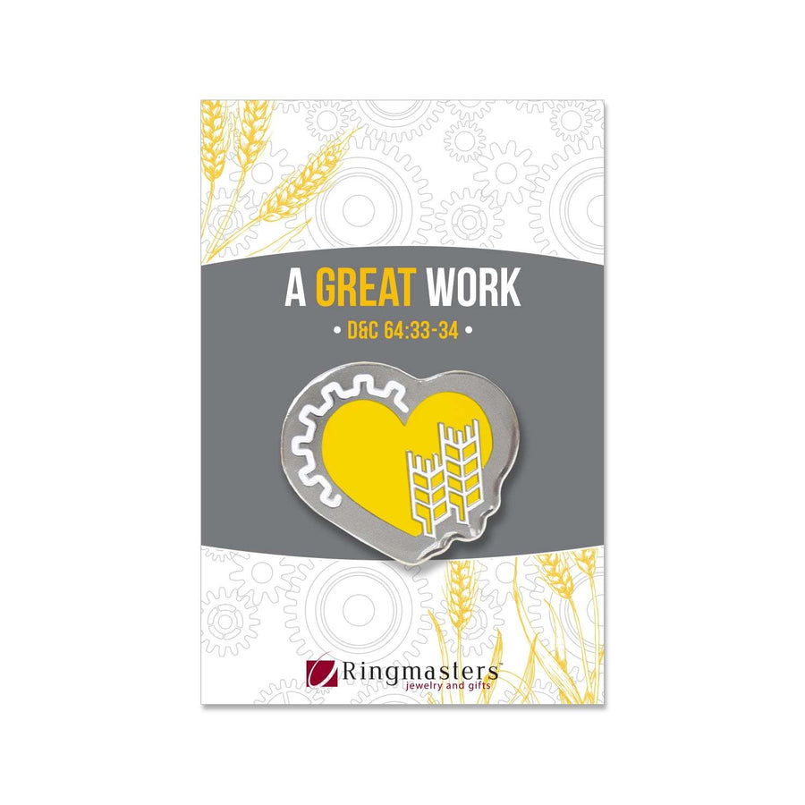 A Great Work Enamel Pin