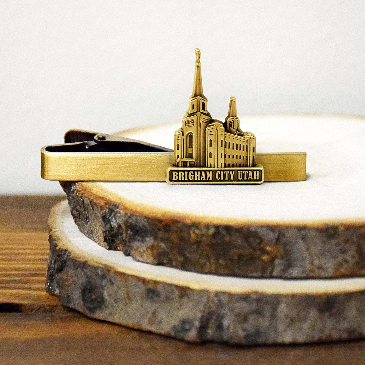 Brigham City Utah Temple Tie Bar