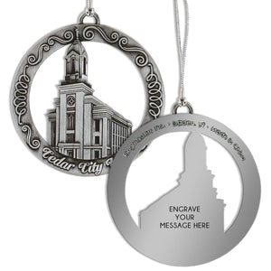 Cedar City Utah Temple Ornament