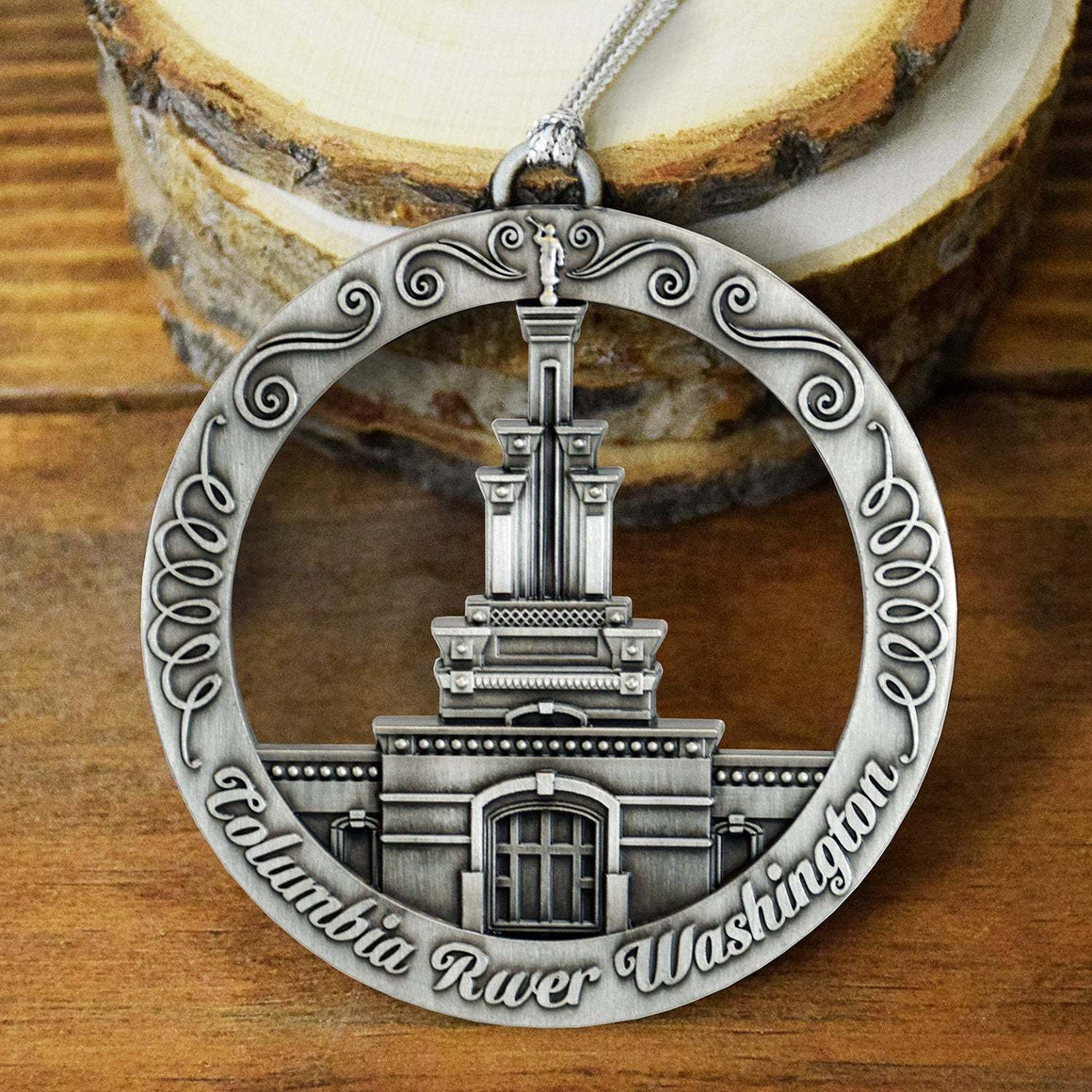 Columbia River Washington Temple Ornament