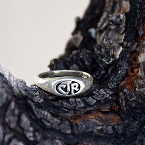 CTR Allegro Antiqued Ring - Sterling Silver