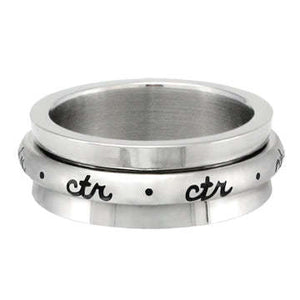 CTR Cursive Spinner - Stainless Steel