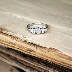 CTR Designer Baguette Ring - Sterling Silver