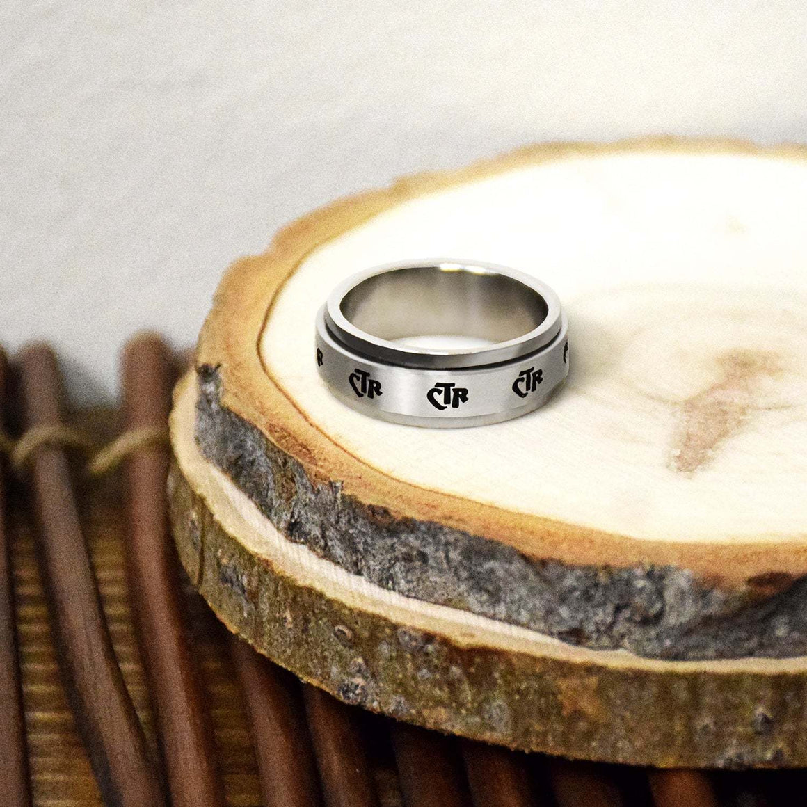 CTR Narrow Spinner Ring - Stainless Steel