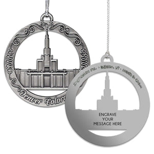 Denver Colorado Temple Ornament