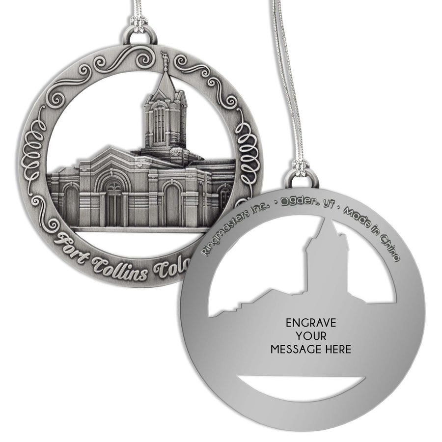 Fort Collins Colorado Temple Ornament