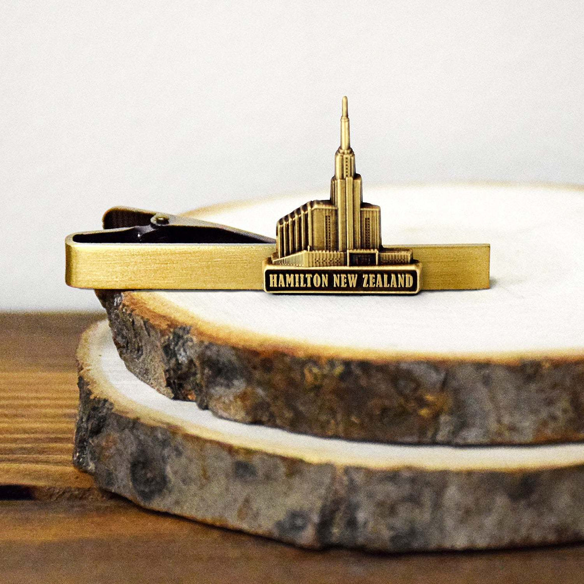 Hamilton New Zealand Temple Tie Bar