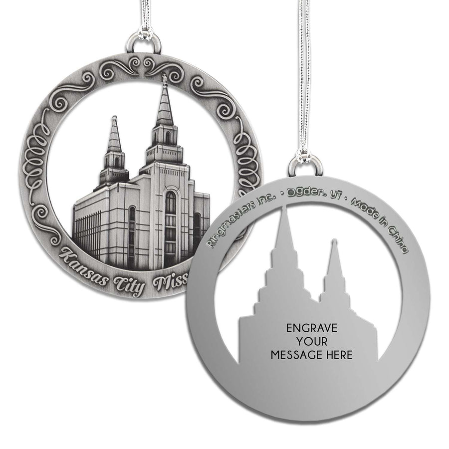 Kansas City Missouri Temple Ornament