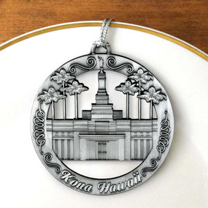 Kona Hawaii Temple Ornament