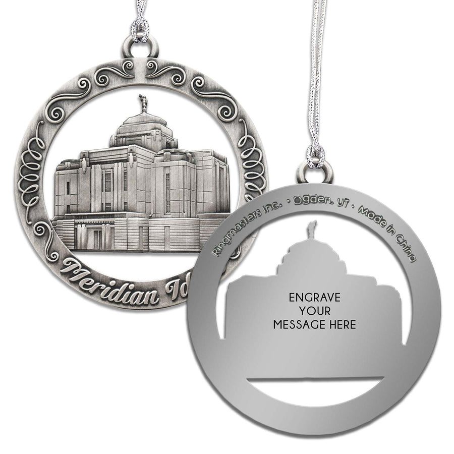 Meridian Idaho Temple Ornament