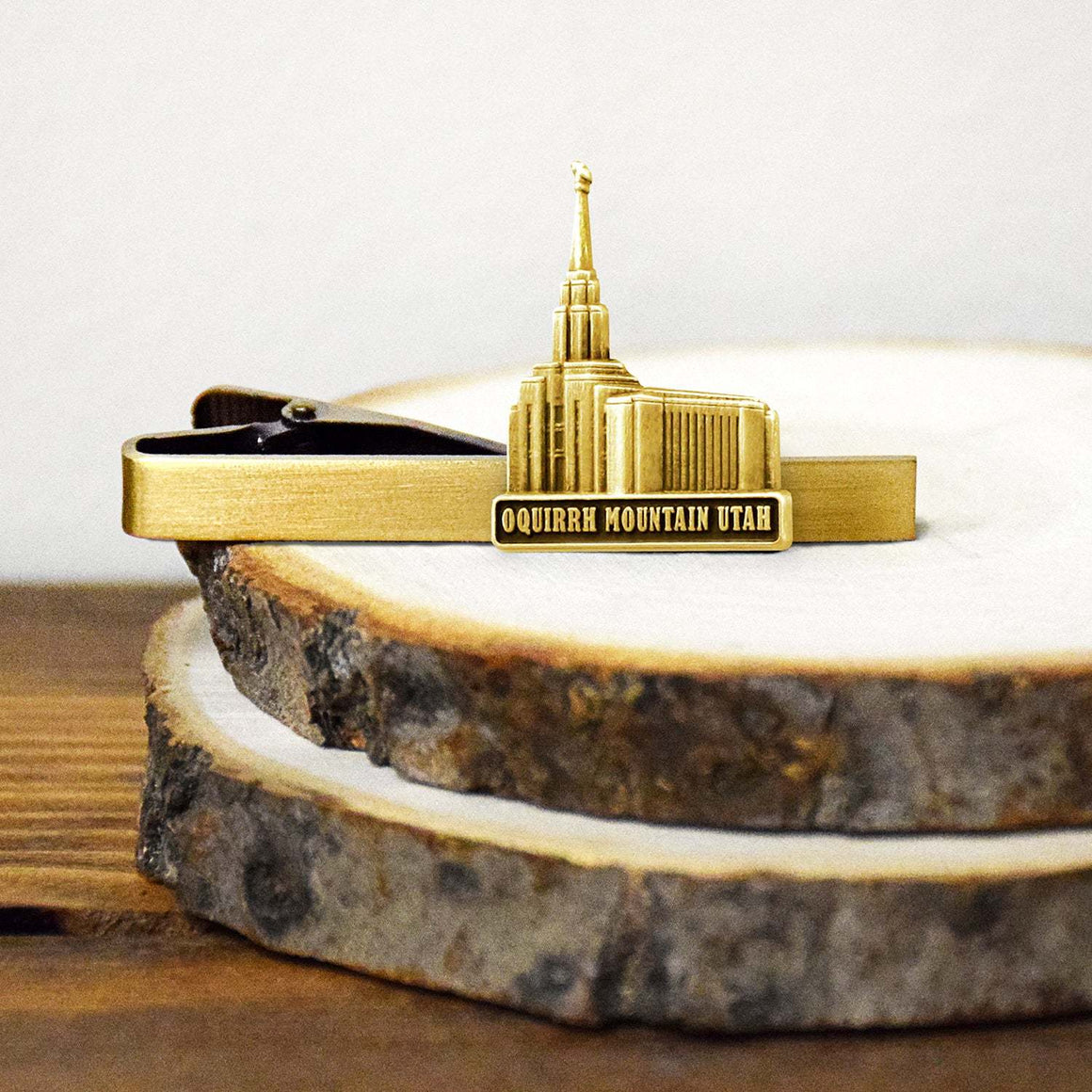 Oquirrh Mountain Utah Temple Tie Bar