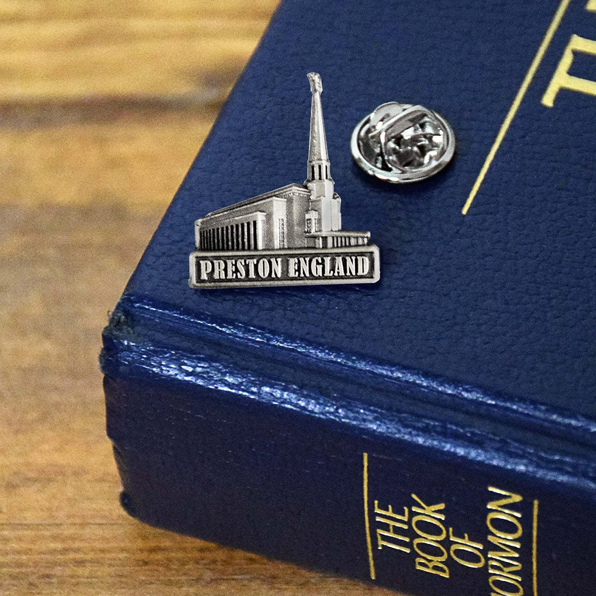 Preston England Temple Pin