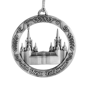 San Diego California Temple Ornament