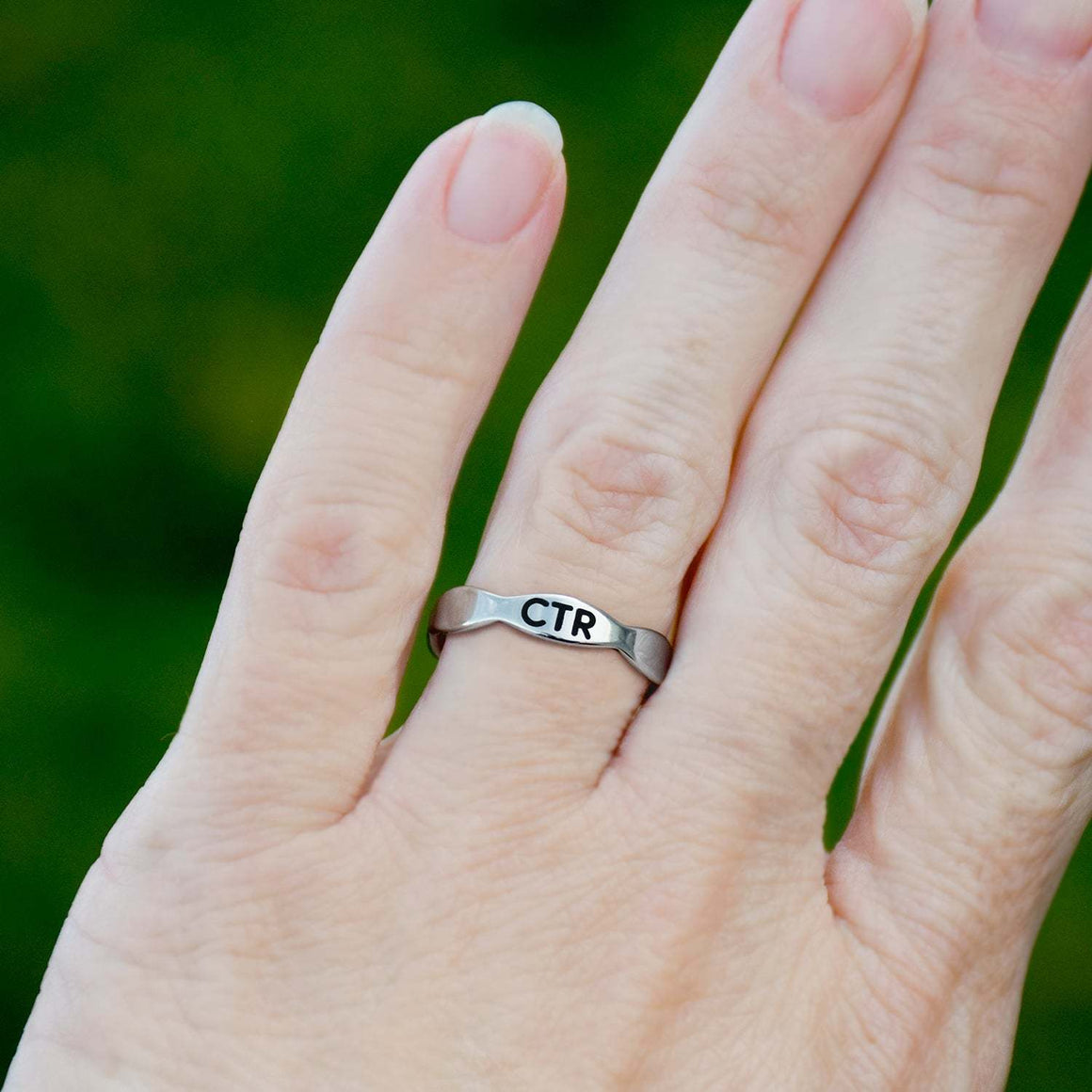 Scallop CTR Ring -  Stainless Steel