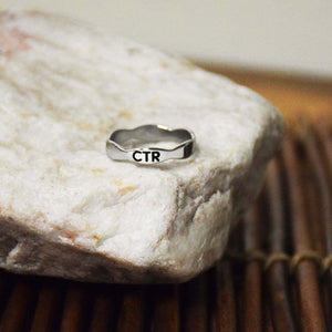 Scallop CTR Ring -  Stainless Steel