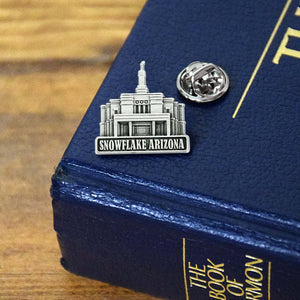 Snowflake Arizona Temple Pin