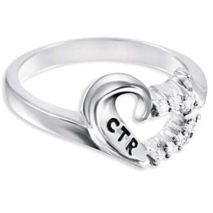 Sweetheart CTR Ring - Sterling Silver