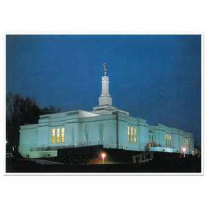 Nauvoo Illinois Temple Sunset 5x7 Print by Ringmasters