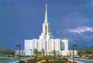 Ogden Utah Temple Day 3x4 Print by Ringmasters