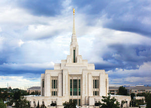 Ogden Utah Temple Day 3x4 Print by Ringmasters