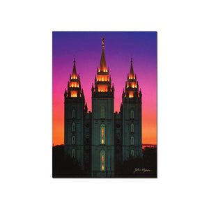 Ogden Utah Temple Day 3x4 Print by Ringmasters