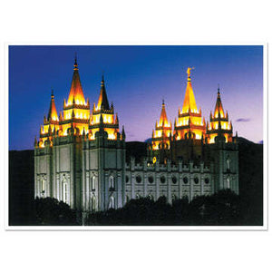 Ogden Utah Temple Day 3x4 Print by Ringmasters