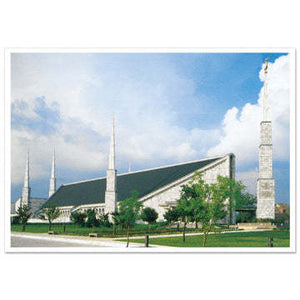 Ogden Utah Temple Day 3x4 Print by Ringmasters