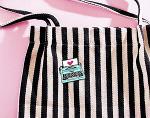 Your the author of your own story Typewriter Pin