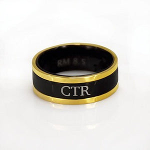 CTR Men's Designer Diplomat Ring - Stainless Steel