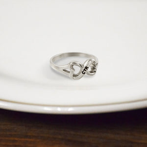 CTR Heart to Heart Ring - Stainless Steel