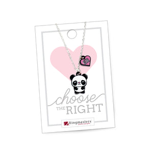 Choose the Right CTR Panda Enamel Necklace by Ringmasters