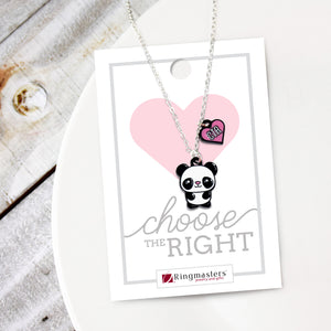 Choose the Right CTR Panda Enamel Necklace by Ringmasters
